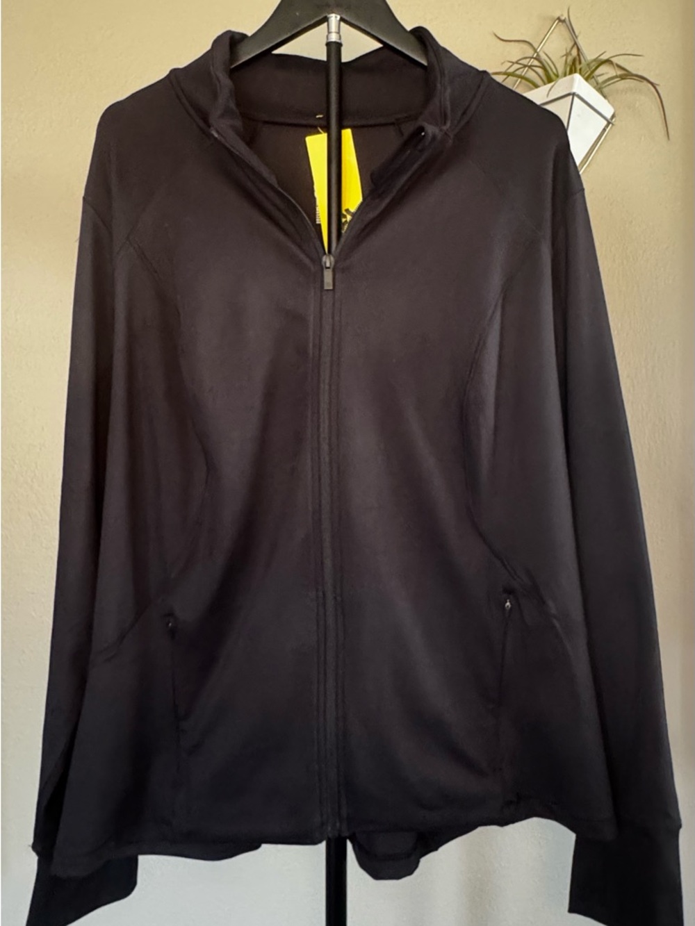 all in motion Black Lightweight Full-Zip Shirt Jacket